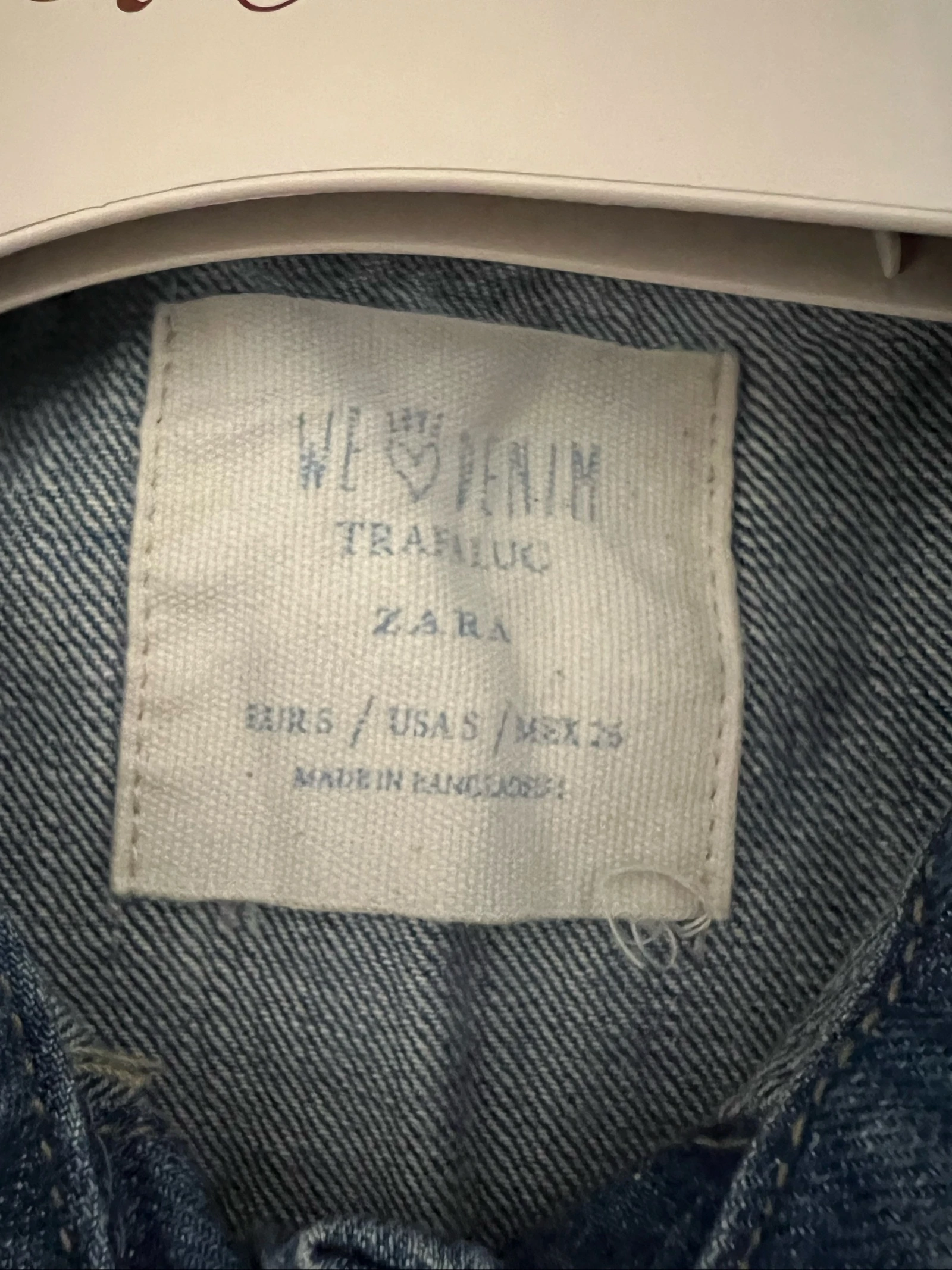 Zara Trafaluc Denim Jacket with Distressed Effect – photo 2
